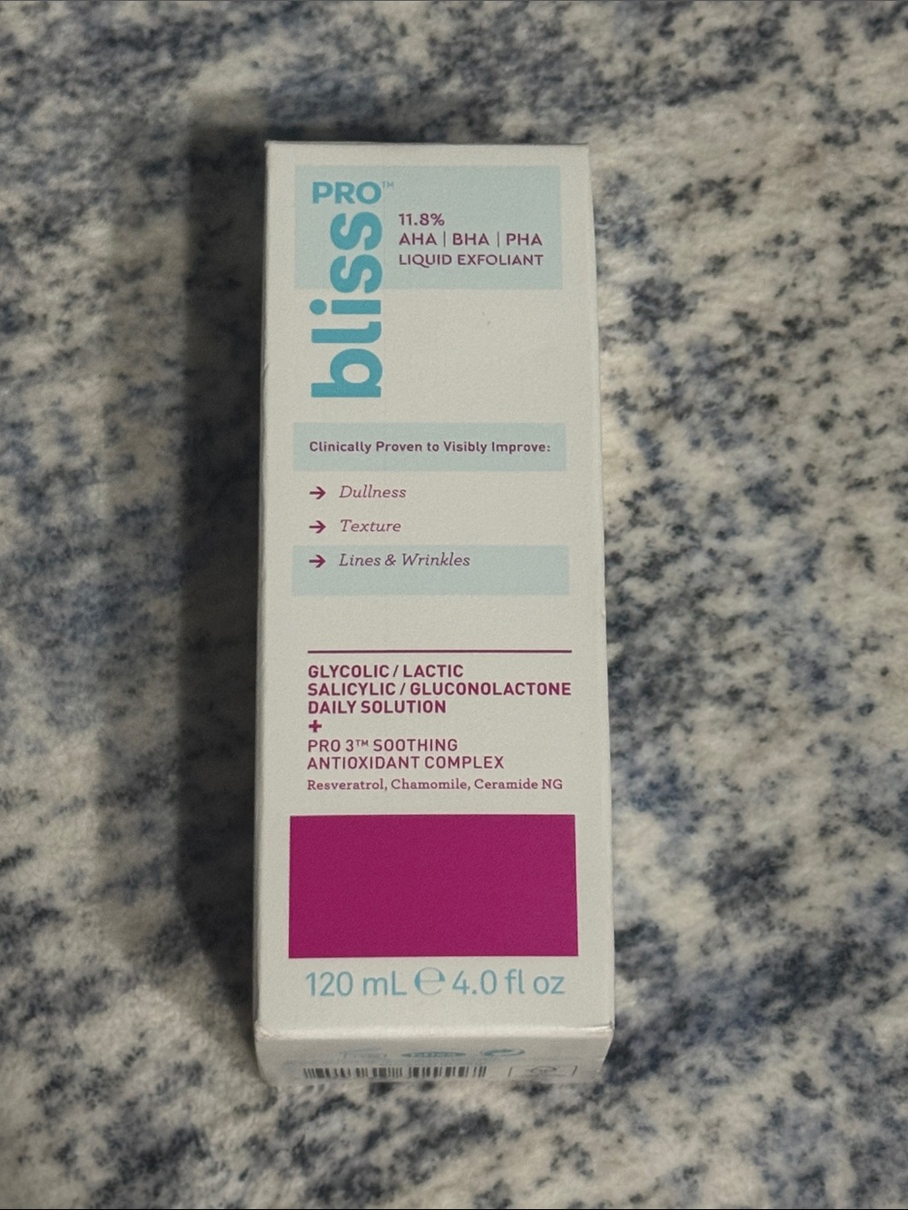 Bliss PRO Liquid Exfoliant - Magenta Accents